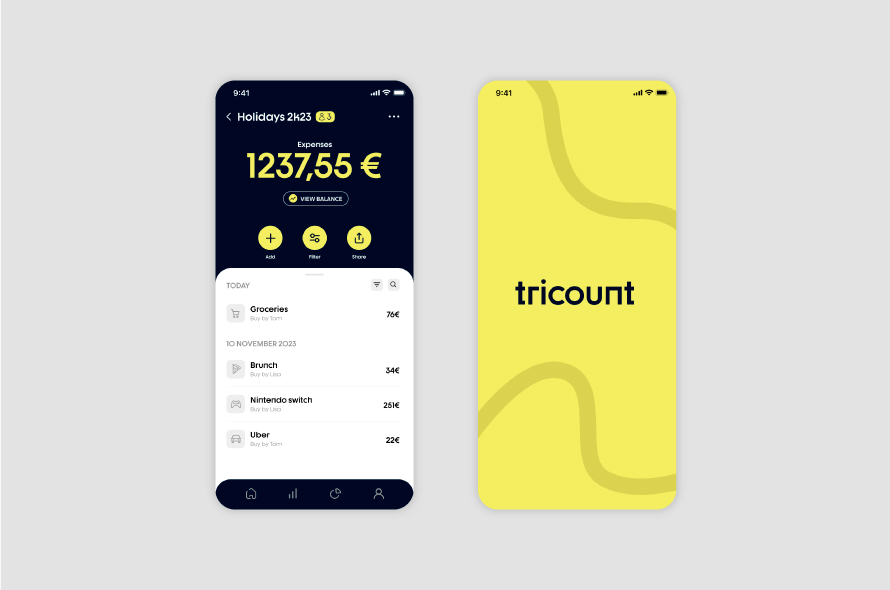 Application tricount